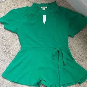 NWT Wrap Front Blouse